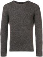 Dell'oglio Melange Knit Sweater - Brown