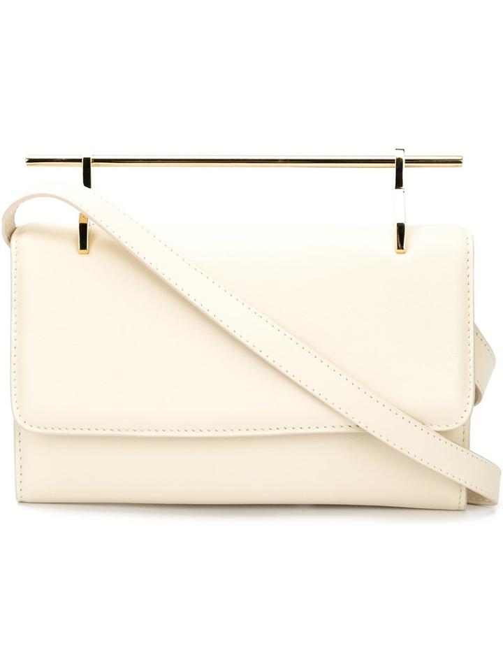 M2malletier 'fabricca' Shoulder Bag, Women's, Nude/neutrals, Calf Leather/leather