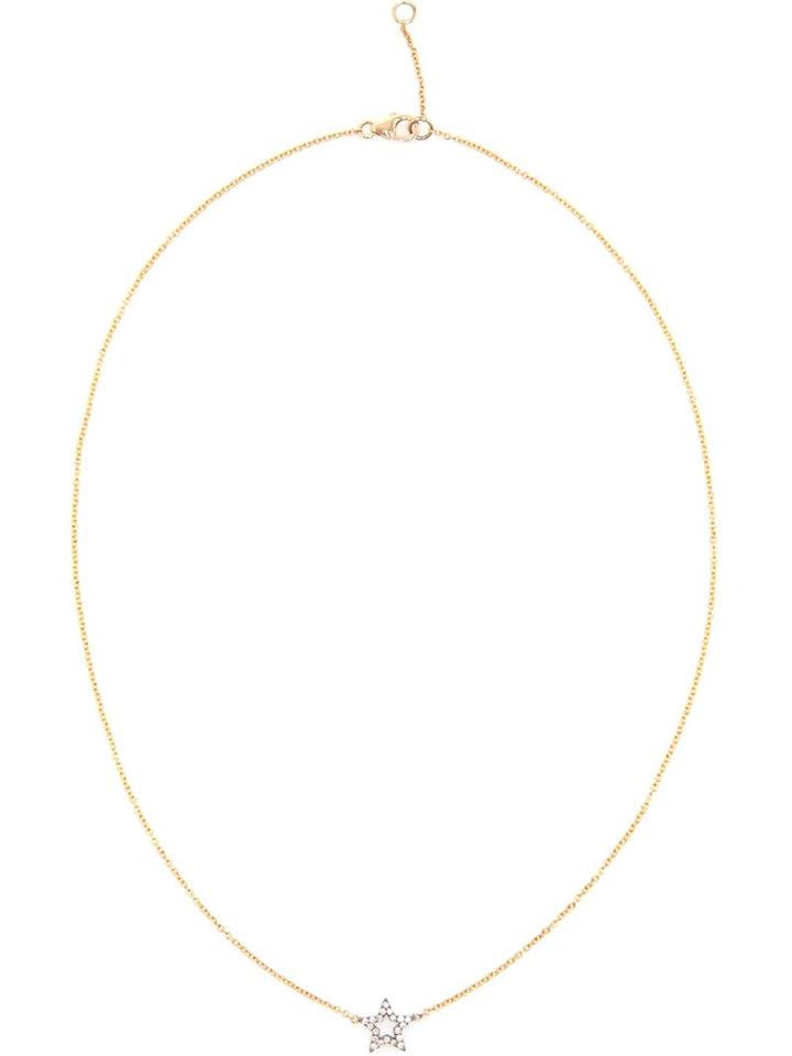 Rosa De La Cruz 18kt Gold And Diamond Star Necklace