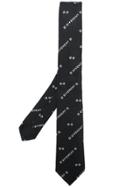 Givenchy Monogram Jacquard Tie - Black