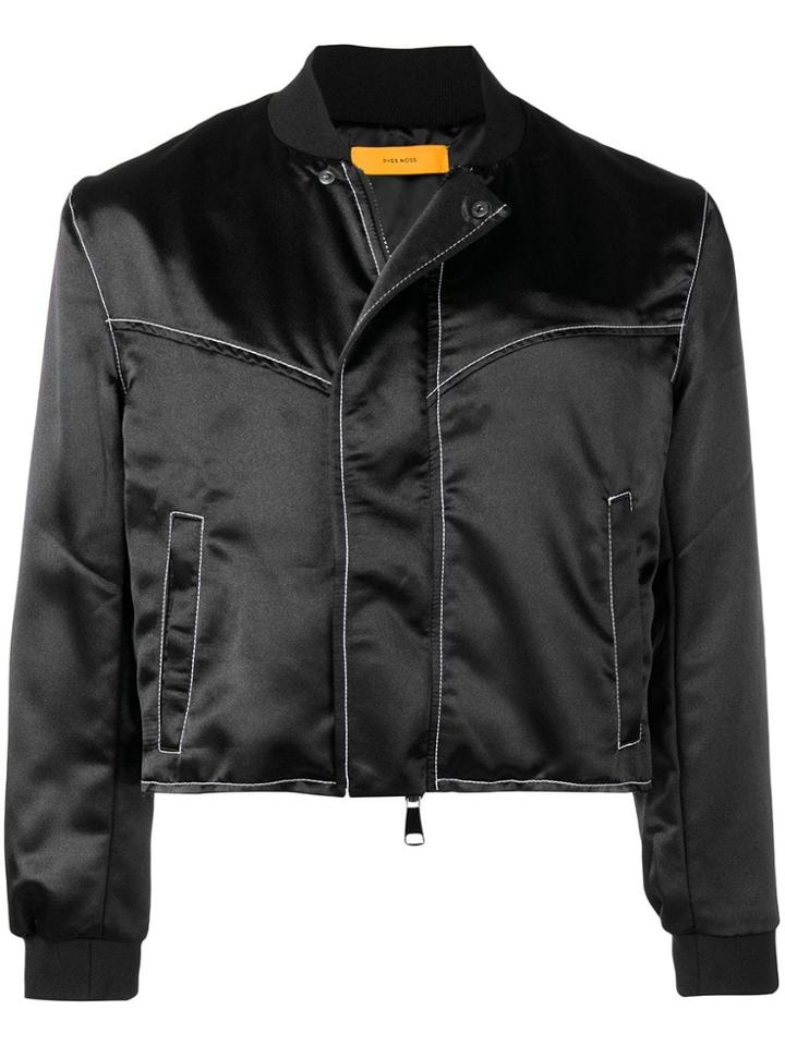 Pyer Moss Western-style Bomber Jacket - Black