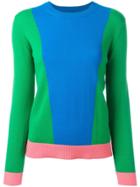Chinti & Parker Cashmere Colour-block Jumper - Green