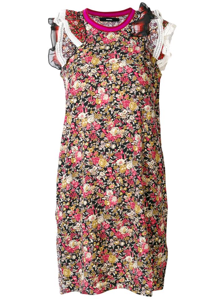 Diesel Floral Print Dress - Multicolour