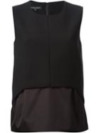 Narciso Rodriguez Layered Cropped Tank Top