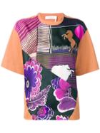 Chloé Graphic Print T-shirt - Orange
