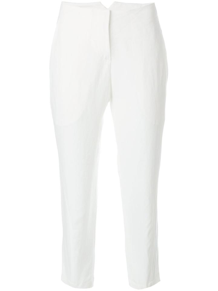 Isabel Benenato Cropped Trousers - White