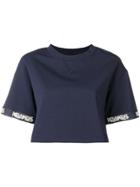 Mr & Mrs Italy Short-sleeve Cropped T-shirt - Blue