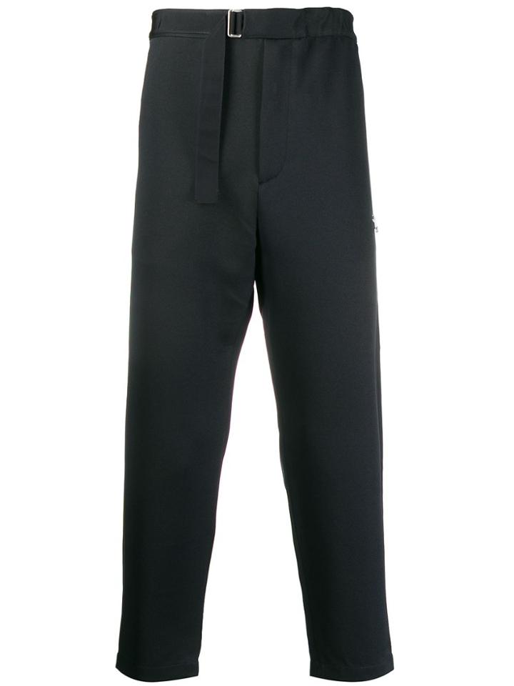 Oamc Cropped Tailored Trousers - Blue
