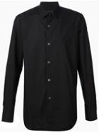 Ann Demeulemeester Grise Plain Shirt, Men's, Size: Xl, Black, Cotton