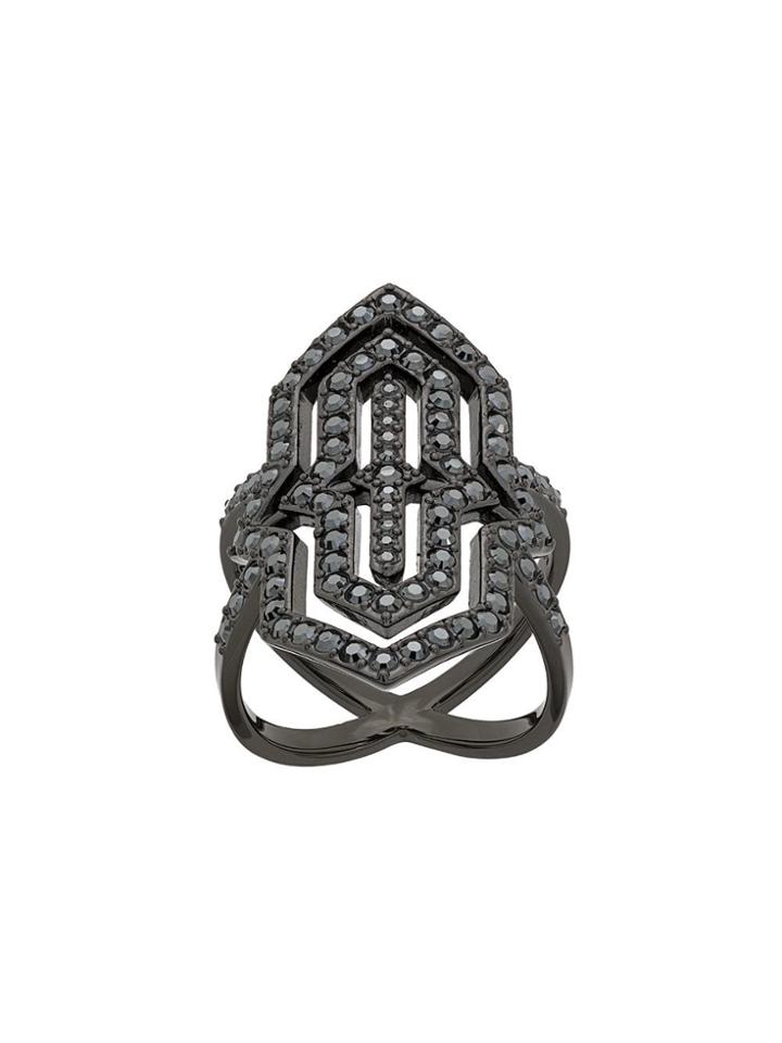 Karl Lagerfeld Deco Ring - Black