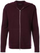 Atm Anthony Thomas Melillo Zip Up Hoodie - Pink & Purple