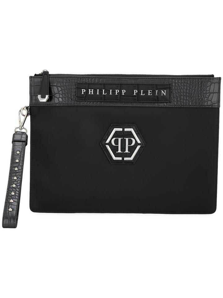Philipp Plein 'maurice' Clutch Bag - Black