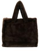 Stand Studio Lolita Faux-fur Tote Bag - Brown