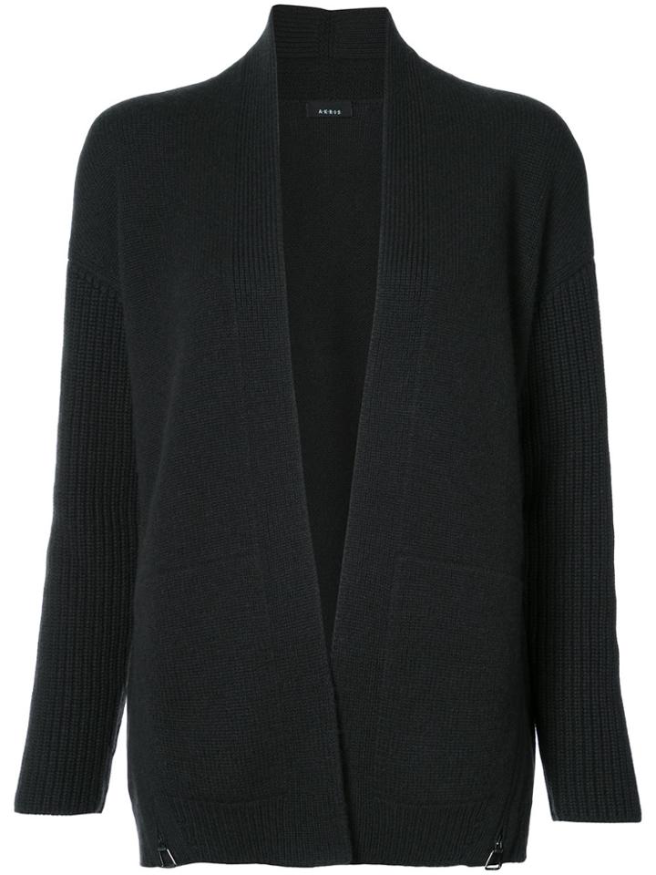 Akris Shawl Lapel Cardigan - Grey