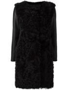 S.w.o.r.d 6.6.44 Fur Panel Coat - Brown