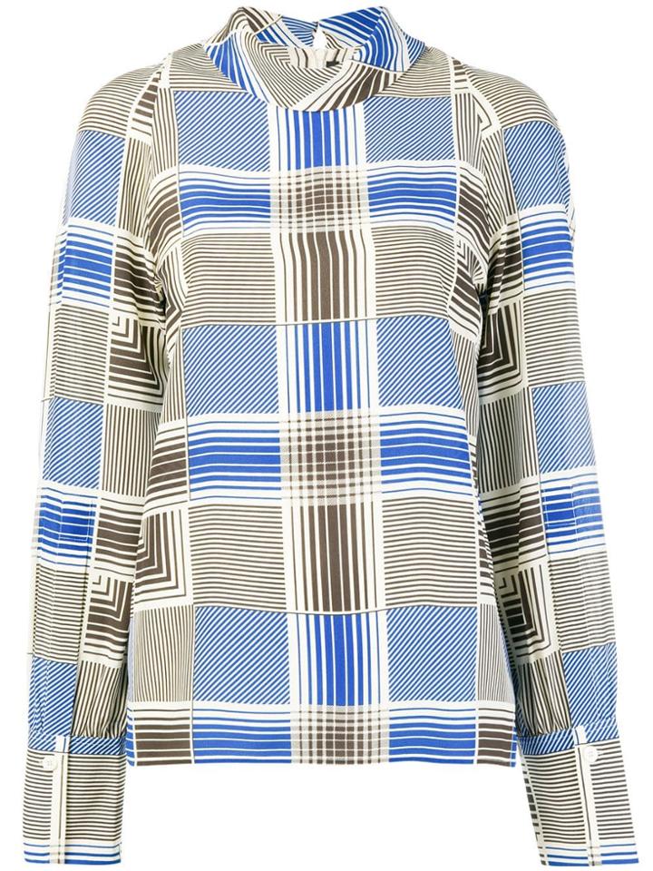Joseph Geometric Printed Blouse - Neutrals