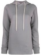 Rick Owens Drkshdw Hooded Sweatshirt - Grey