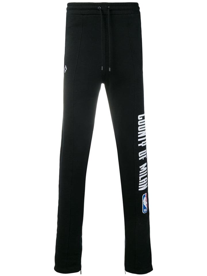 Marcelo Burlon County Of Milan Nba Track Pants - Black