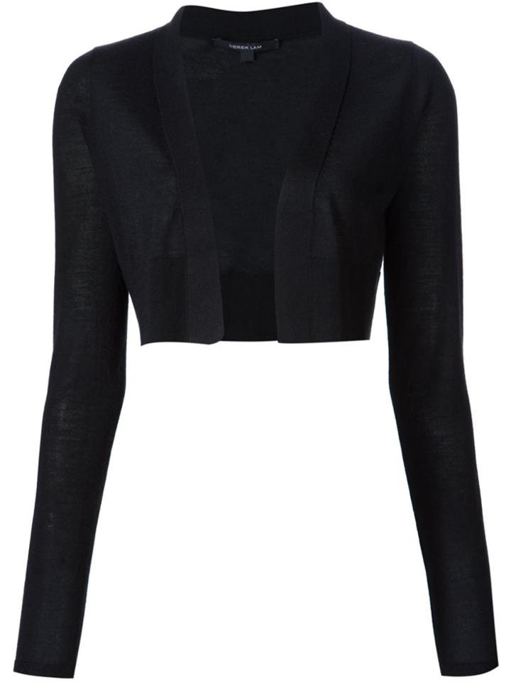 Derek Lam Long Sleeve Cardigan - Black