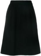 Yves Saint Laurent Vintage A-line Skirt - Black