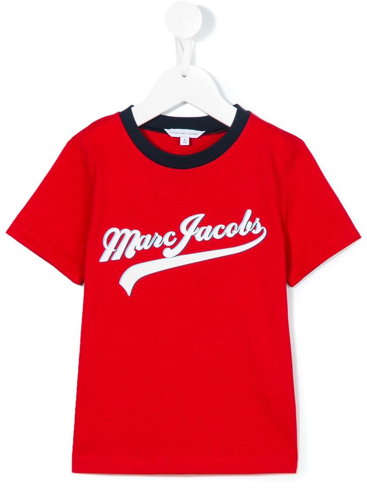 Little Marc Jacobs - Varsity Logo T-shirt - Kids - Cotton - 5 Yrs, Red