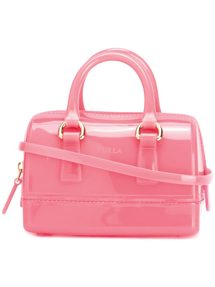Furla Candy Bauletto Shoulder Bag, Women's, Pink/purple, Pvc