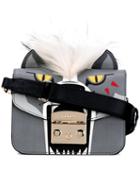Furla - Mini Jungle Shoulder Bag - Women - Leather/nylon/viscose - One Size, Grey, Leather/nylon/viscose