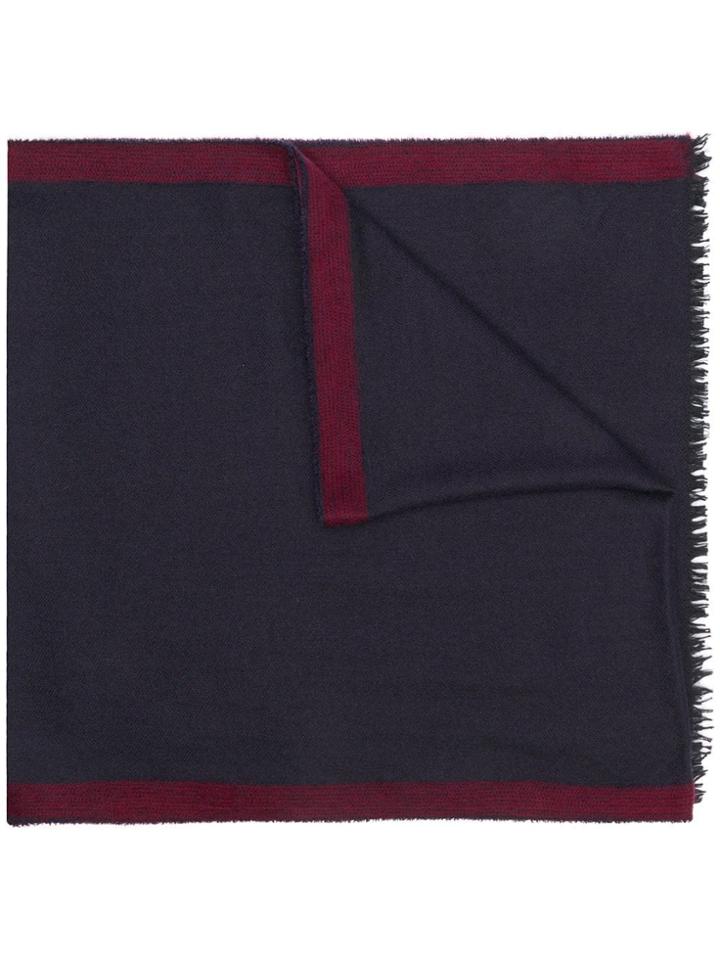 Lanvin Frayed Scarf - Blue
