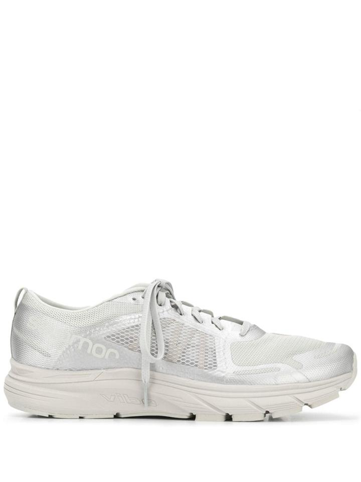 Satisfy Lace-up Mesh Sneakers - Grey
