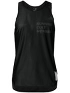 Satisfy Mesh Singlet Tank Top - Black