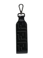 Fendi Ff Logo Keyring - Black