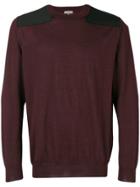 Lanvin Shoulder Contrast Sweater - Red