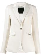 Philipp Plein Skull Blazer - White