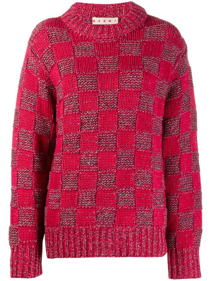 Marni Checkered Jumper