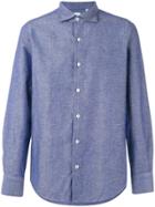 Finamore 1925 Napoli 'tokyo' Diamond Dot Shirt - Grey