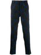 Dolce & Gabbana Brocade Print Trousers - Black