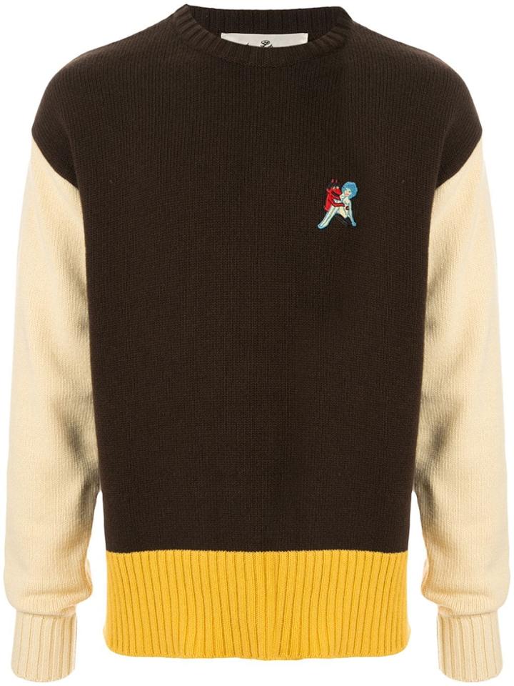 Marni X Bruno Bozzetto Devil Logo Jumper - Brown