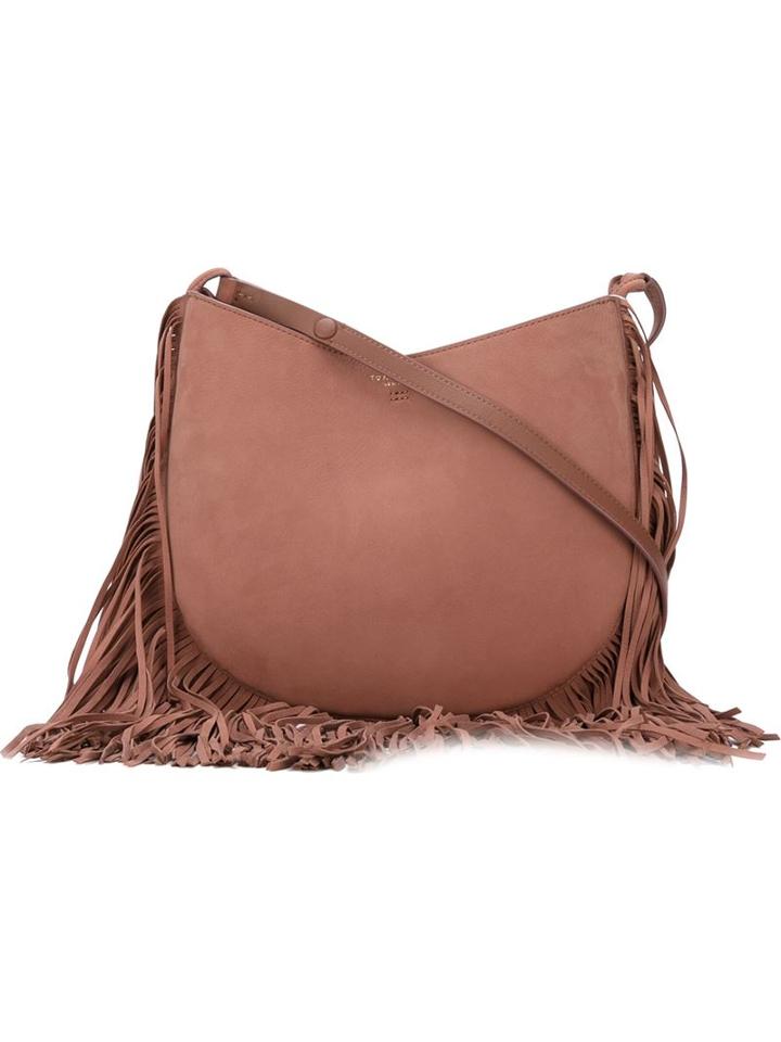 Tory Burch Fringed Hobo Shoulder Bag
