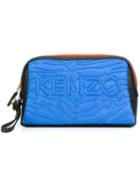 Kenzo Komb Clutch, Women's, Blue, Rayon/polyester/spandex/elastane/polyester