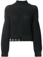 Versus Logo Charm Sweater - Black