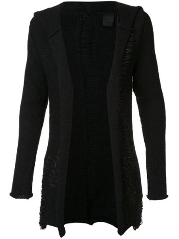 10sei0otto Detailed Hooded Cardigan