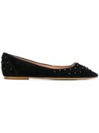 Tod's Studded Ballerina Shoes - Black