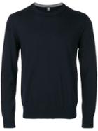 Eleventy - Plain Sweatshirt - Men - Virgin Wool - L, Blue, Virgin Wool