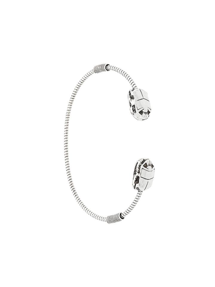 Gas Bijoux Duality Large Scaramouche Twist Bracelet - Metallic