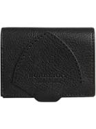 Burberry Equestrian Shield Leather Continental Wallet - Black