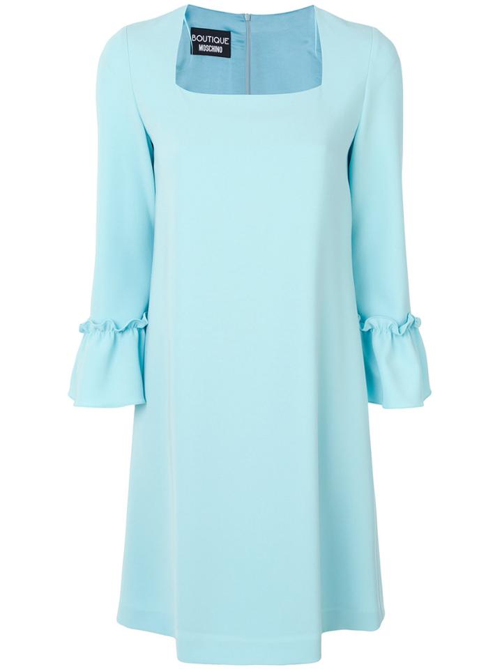 Boutique Moschino Square Neck Dress - Blue