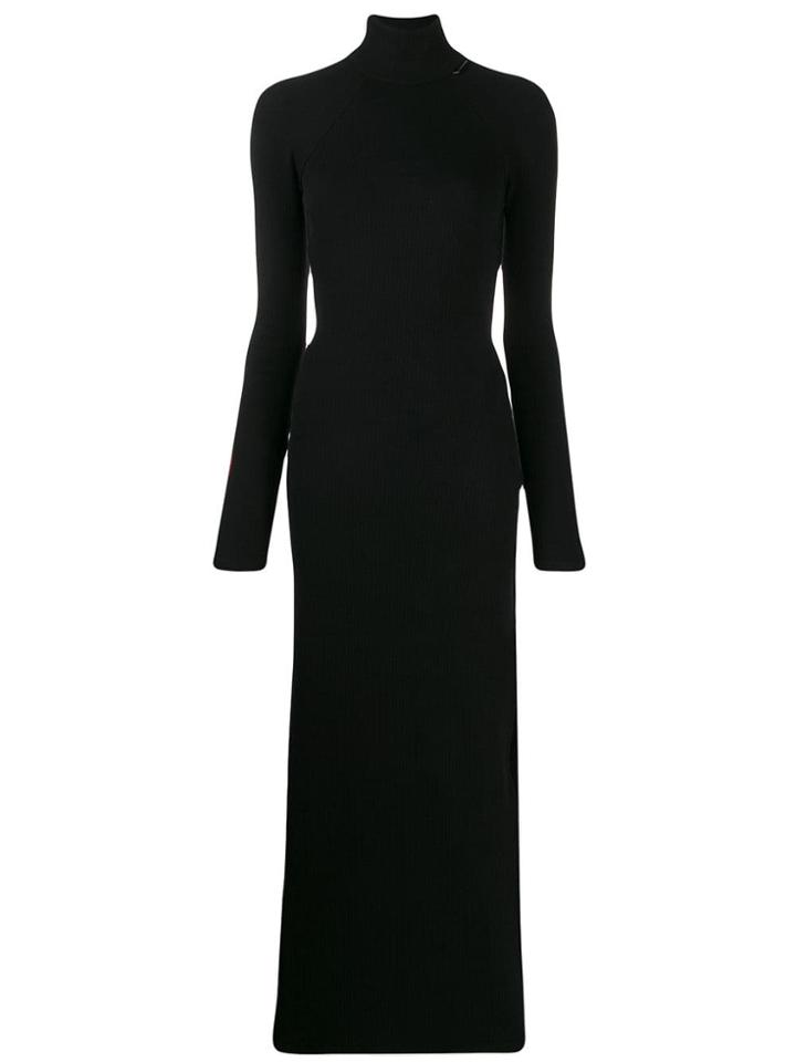 Marcelo Burlon County Of Milan Spiritualist Long Dress - Black