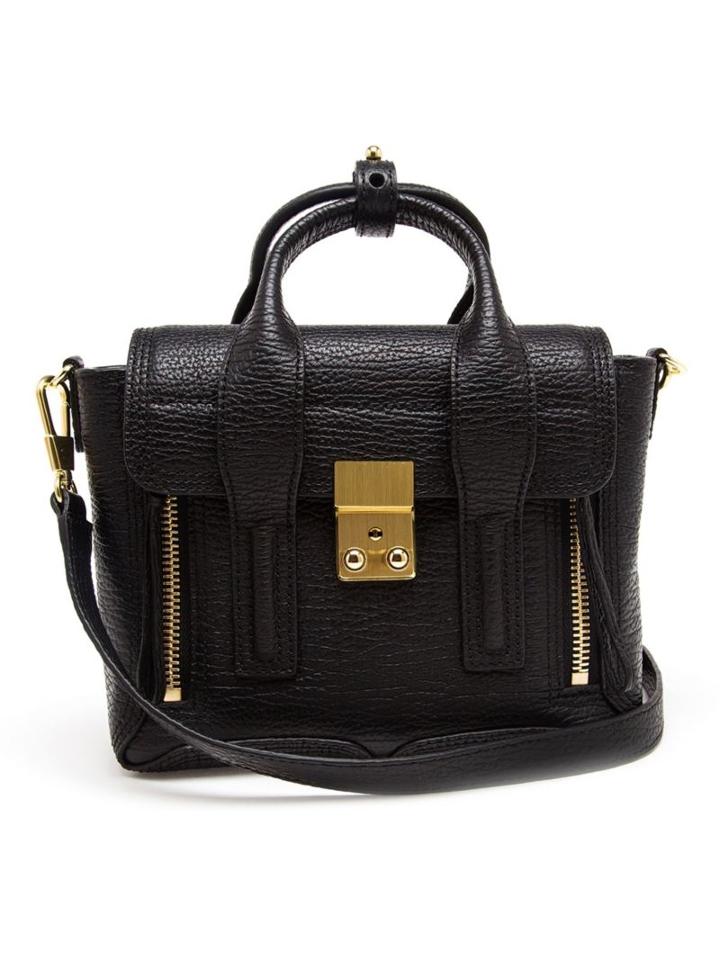 3.1 Phillip Lim Grained Leather Mini Pashli Satchel