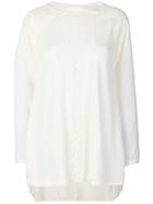 Ermanno Scervino Lace Insert Jumper - White