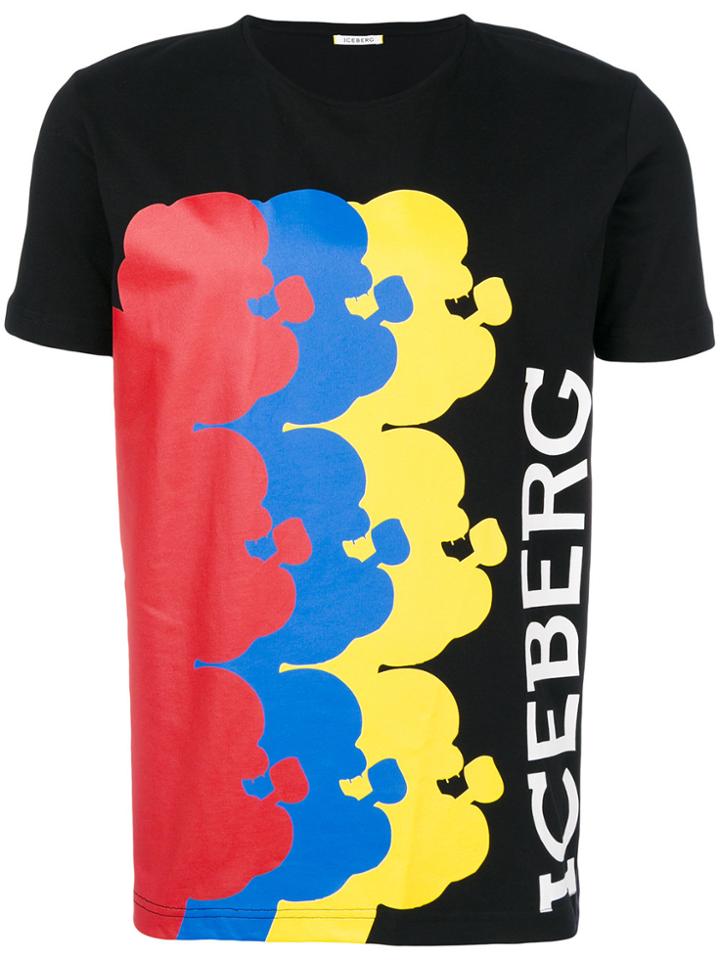 Iceberg Colour-block T-shirt - Black